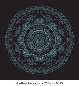 Mandala Design – Patterned Art Illustration for Colorful Wallpaper, Decor, Textile, and Background