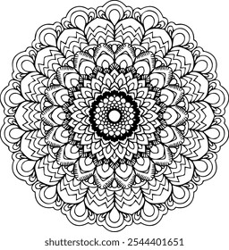 Mandala Design, Imagen PNG. Icono de animación de círculo de carga sobre fondo negro. Icono de carga giratorio sobre fondo oscuro. Icono de animación de carga circular. Icono de rueda de carga minimalista.