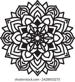 mandala design with premium quality with vector file .
