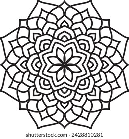 mandala design with premium quality with vector file .
