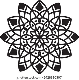 mandala design with premium quality with vector file .
