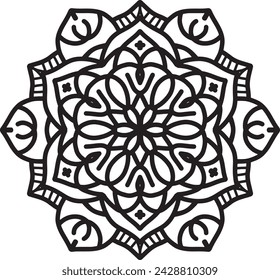 mandala design with premium quality with vector file .
