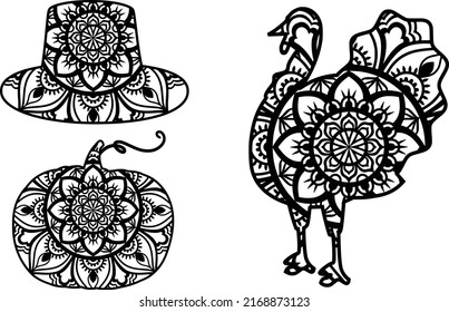 mandala design. print and t-shirt design

