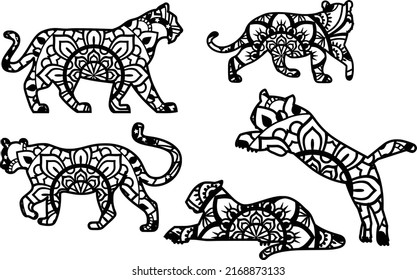 mandala design. print and t-shirt design

