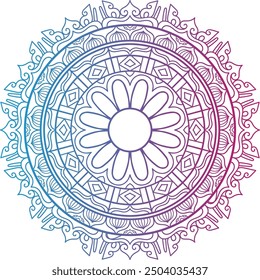 mandala design , entspannende und einfache mandala art für tattoo design, vektor mandala design