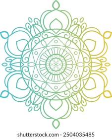 mandala design , entspannende und einfache mandala art für tattoo design, vektor mandala design