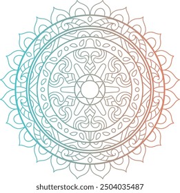 mandala design , relaxing and easy mandala art for tattoo design, vector mandala design