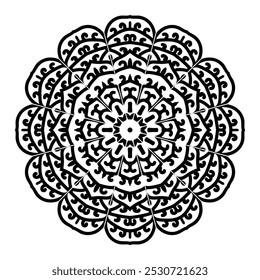 mandala design , relaxing and easy mandala art for tattoo design, vector mandala design