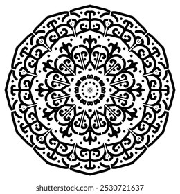 mandala design , relaxing and easy mandala art for tattoo design, vector mandala design