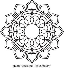mandala design , relaxing and easy mandala art for tattoo design, 