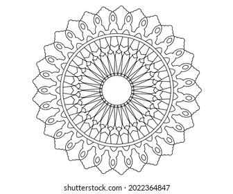 Mandala design with royal look black and white, mehndi, tattoo, coloring, free coloring,esp mandala,royal,traditional