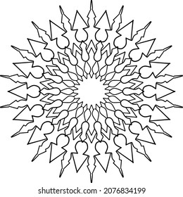 Mandala design with royal look, tattoo, mandala art, yoga, meditation, peace, ornaments, tribal