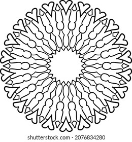 Mandala design with royal look, tattoo, mandala art, yoga, meditation, peace, ornaments, tribal