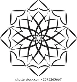 Mandala Design royalty, use for different type design background.