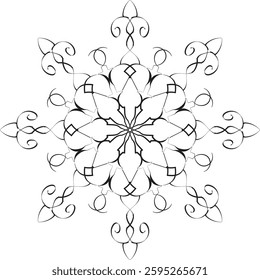 Mandala Design royalty, use for different type design background.