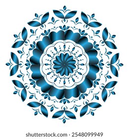 conjunto de design de mandala conjunto de vetores design de mandala colorido