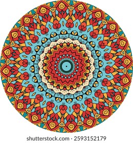 Mandala Design Showcasing Radiant Layers and Depth