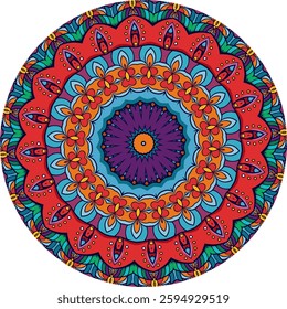 Mandala Design Showcasing Radiant Layers and Depth