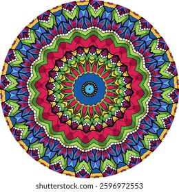 Mandala Design Showcasing Radiant Layers and Depth