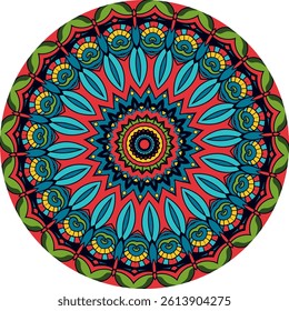 Mandala Design Showcasing Radiant Layers and Depth