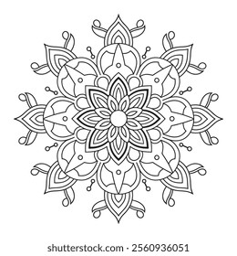 Mandala Design, Mandala silhouette Design