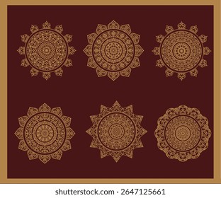 Mandala Design. Einfaches Mandala-Design zum Färben. Arabesque Mandala Muster Design mit abstraktem Hintergrund. Handgezeichnet wunderschöne ethnische für Karte, Abdeckung, Einladungskarte, Jubiläumskarte