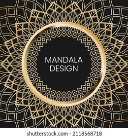 Mandala design for social media contents, gift card, etc.