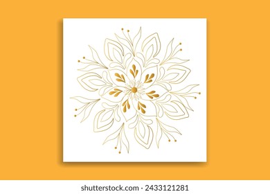 mandala design social media post, banner design,elegant mandala 