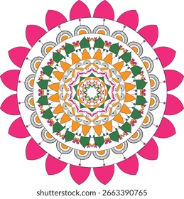 El diseño del mandala es Plantilla aquí