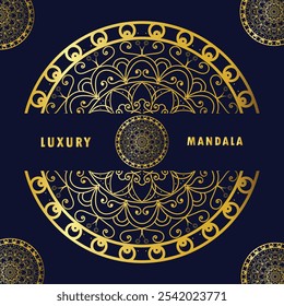 Mandala design template luxury mandala