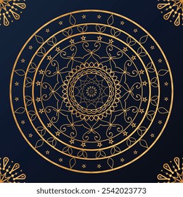Mandala design template luxury mandala