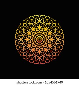 mandala design template vector graphic branding elements