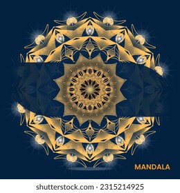 Diseño de Mandala listo para imprimir
