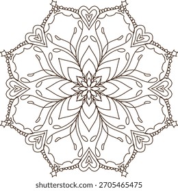 Diseño de mandala de maneras únicas