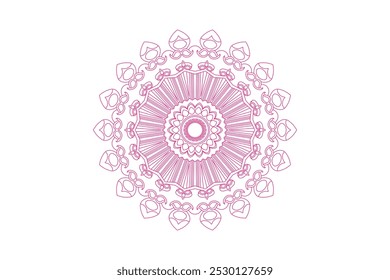 Diseño de mandala con trabajo único