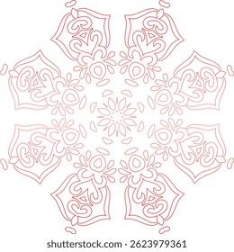 Mandala Design Verwendung für Hochzeitskarte, Poster, Karten, Banner, Illustration 