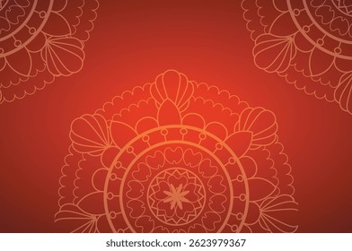 Mandala Design Use Para Cartão De Casamento, Cartazes, Cartões, Banner, Ilustração 