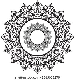 mandala design vector art eps