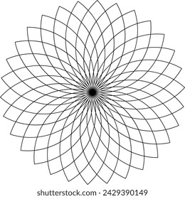 Mandala design vector asset illustration