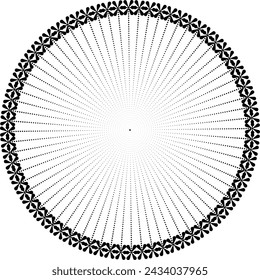 Mandala design vector asset illustration