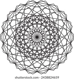 Mandala design vector asset illustration