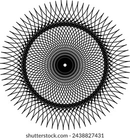 Ilustración de activos vectoriales de diseño Mandala