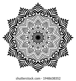 Mandala Design Vector Background Template