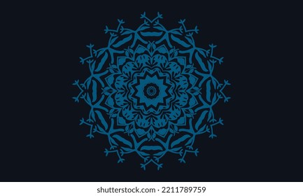 mandala design vector background vintage abstract floral pattern