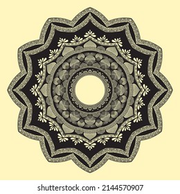Mandala Design vector. Best Suited for ethnic wallpapers, sacred decorations, invitation cards, web designing element, voucher designing,  banners and posters