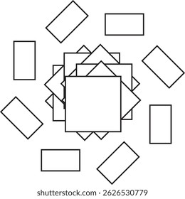 Vetor de design Mandala para decoração, meditação, arte ou tatuagens.