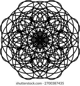 it's mandala design in vector file best mandala design
