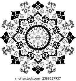 diseño de mandala descarga libre vectorial 