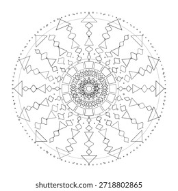 Mandala Design, Vektorgrafik, Illustration für Hintergrund