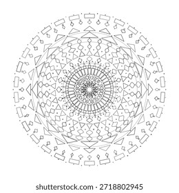 Mandala Design, Vector, Illustration for background